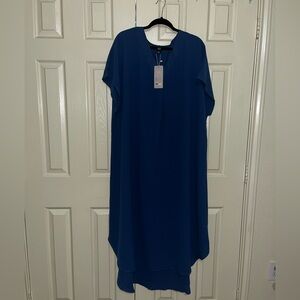 Elegant Blue Maxi Dress